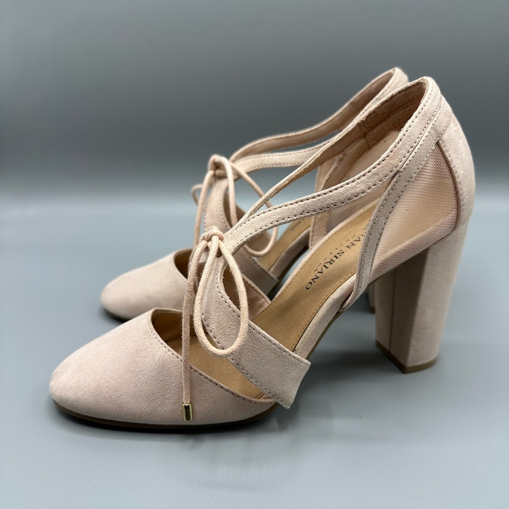 Christian Siriano Pink Heels Women’s Size 7 Faux Suede